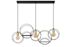 CIRCLE - Hanglamp - 3xE27 - Zwart*Lucide Best