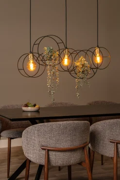 CIRCLE - Hanglamp - 3xE27 - Zwart*Lucide Best