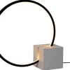 CIRKELIS - Tafellamp - Ø 32 cm - LED Dimb. - 1x6W 3000K - Zwart*Lucide Hot