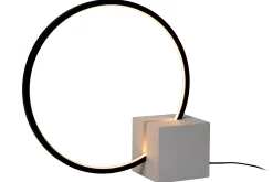 CIRKELIS - Tafellamp - Ø 32 cm - LED Dimb. - 1x6W 3000K - Zwart*Lucide Hot