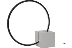 CIRKELIS - Tafellamp - Ø 32 cm - LED Dimb. - 1x6W 3000K - Zwart*Lucide Hot