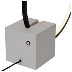 CIRKELIS - Tafellamp - Ø 32 cm - LED Dimb. - 1x6W 3000K - Zwart*Lucide Hot