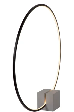 CIRKELIS - Tafellamp - Ø 83 cm - LED Dimb. - 1x24W 3000K - Zwart*Lucide Cheap