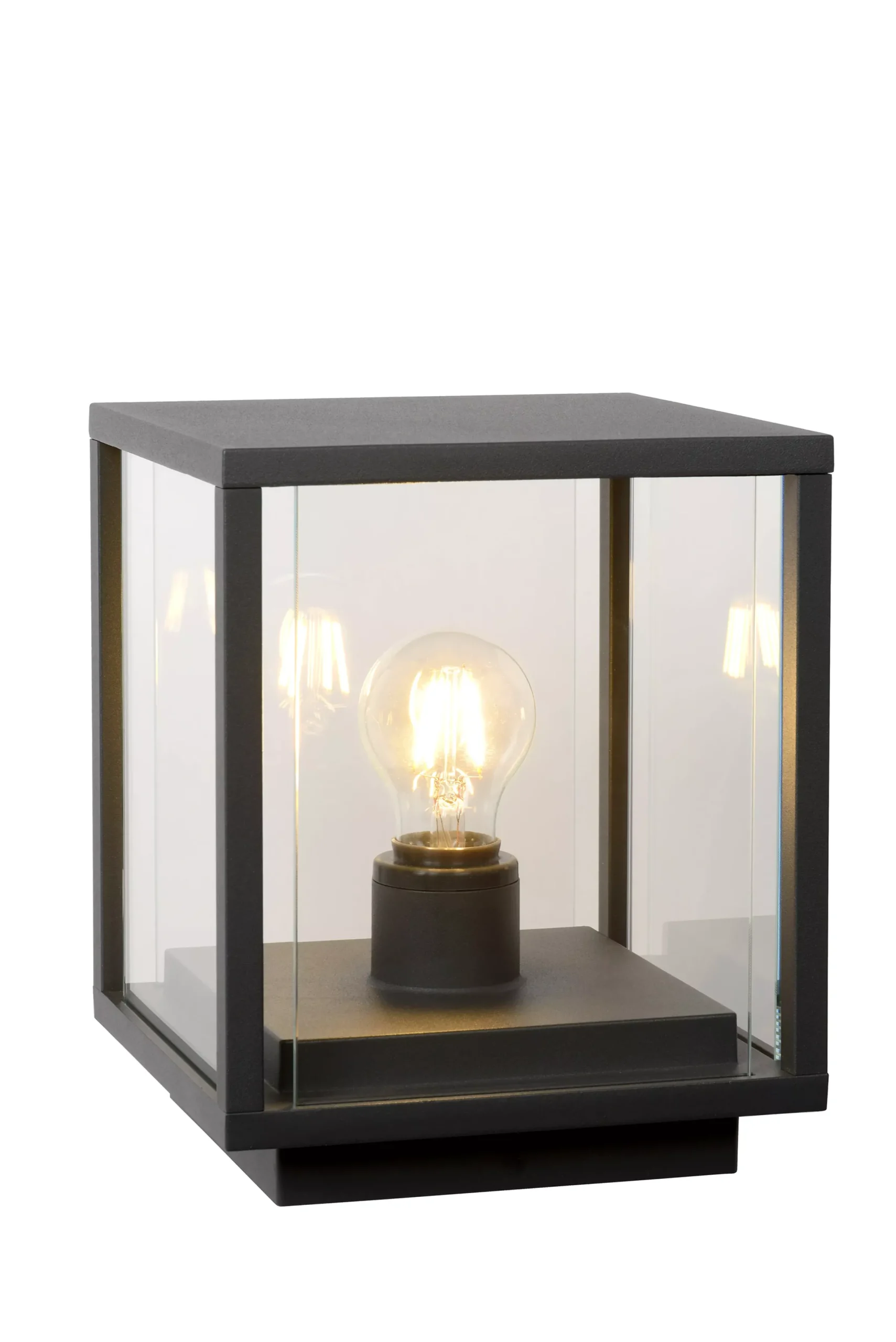 CLAIRE - Sokkellamp - 1xE27 - IP54 - Antraciet*Lucide Flash Sale