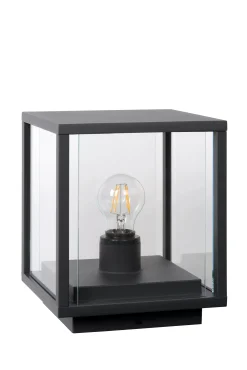 CLAIRE - Sokkellamp - 1xE27 - IP54 - Antraciet*Lucide Flash Sale