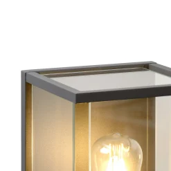 CLAIRE - Wandlamp Binnen/Buiten - 1xE27 - IP54 - Antraciet*Lucide Online