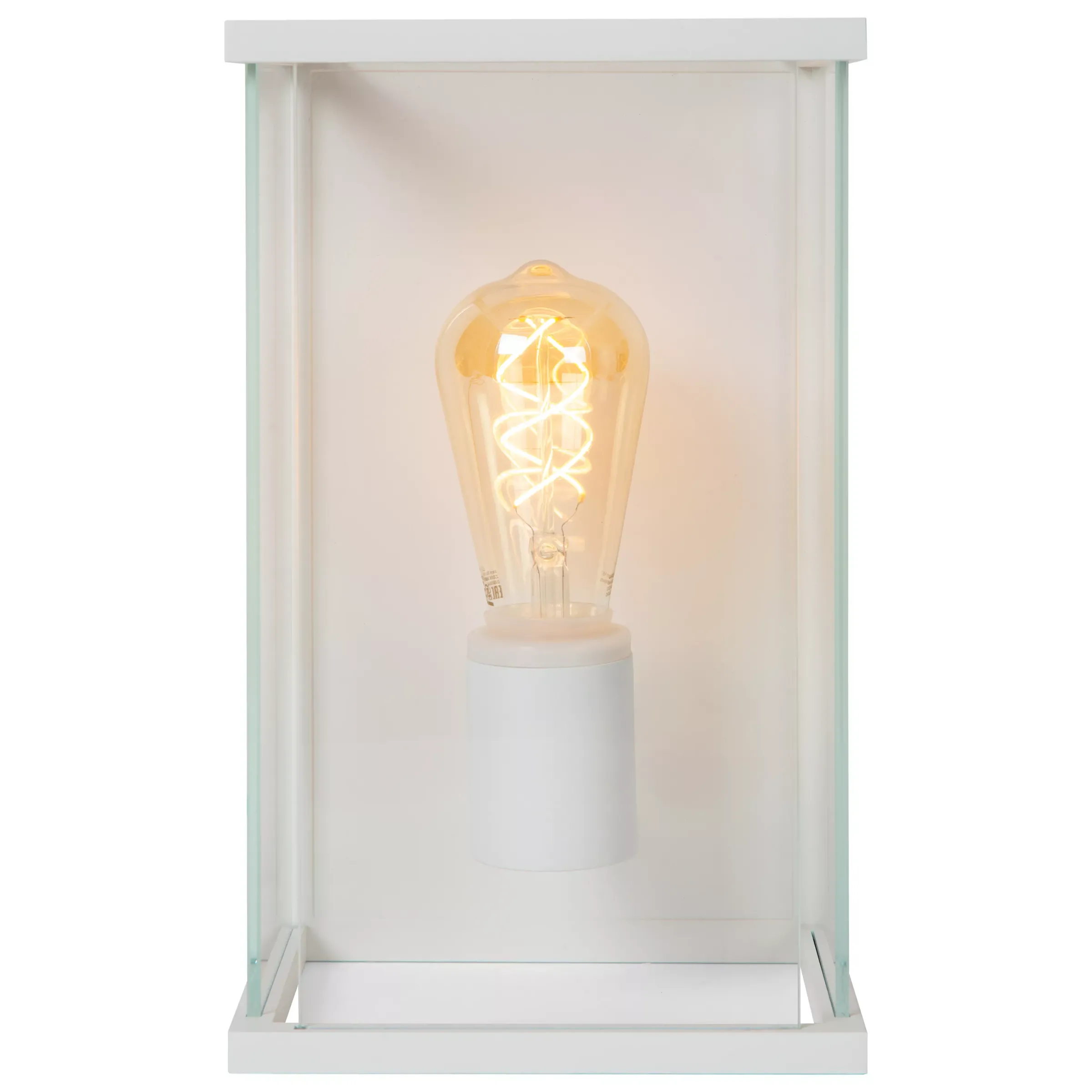 CLAIRE - Wandlamp Binnen/Buiten - 1xE27 - IP54 - Wit*Lucide Discount