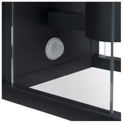 CLAIRE - Wandlamp Binnen/Buiten - 1xE27 - IP54 - Beweging & dag/nacht sensor - Antraciet*Lucide Shop