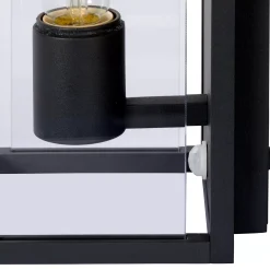 CLAIRE - Wandlamp Binnen/Buiten - 1xE27 - IP54 - Beweging & dag/nacht sensor - Antraciet*Lucide Shop