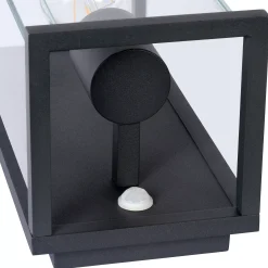 CLAIRE - Wandlamp Binnen/Buiten - 1xE27 - IP54 - Beweging & dag/nacht sensor - Antraciet*Lucide Shop