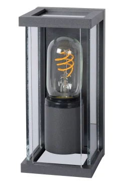 CLAIRE - Wandlamp Binnen/Buiten - 1xE27 - IP54 - Antraciet*Lucide Online
