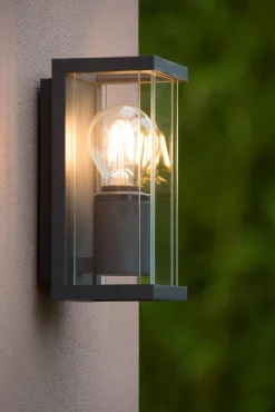 CLAIRE - Wandlamp Binnen/Buiten - 1xE27 - IP54 - Antraciet*Lucide Online