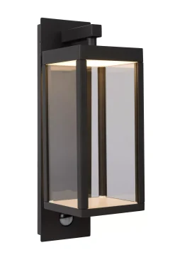 CLAIRETTE - Wandlamp Binnen/Buiten - LED - 1x13W 3000K - IP54 - Beweging & dag/nacht sensor (uitschakelbaar) - Antraciet*Lucide Hot