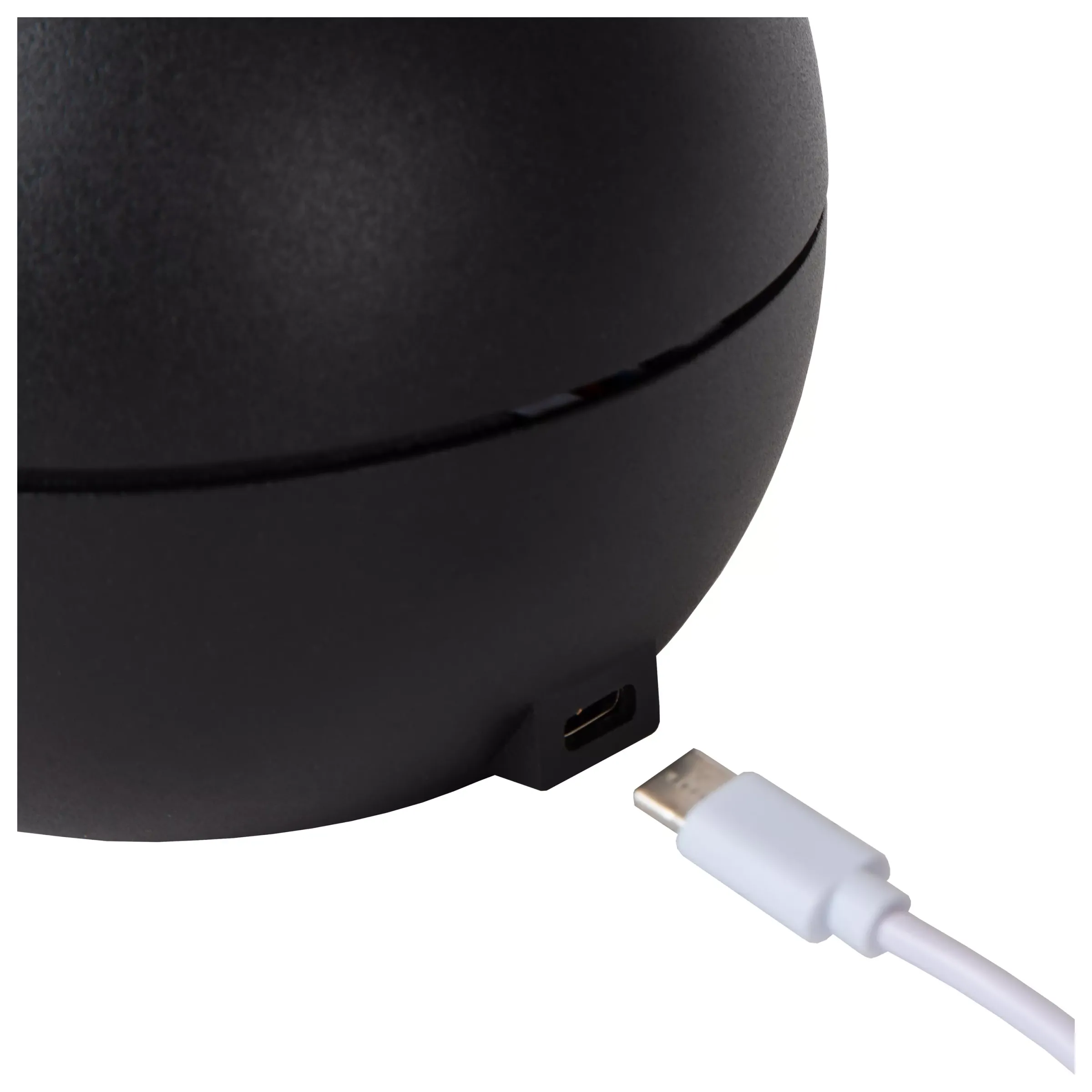 CLIPPER - Oplaadbare Tafellamp - Accu/Batterij - Ø 12 cm - LED - 1x2,2W 2700K - Zwart*Lucide New