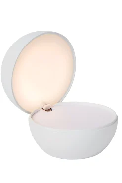 CLIPPER - Oplaadbare Tafellamp - Accu/Batterij - Ø 12 cm - LED - 1x2,2W 2700K - Wit*Lucide Best