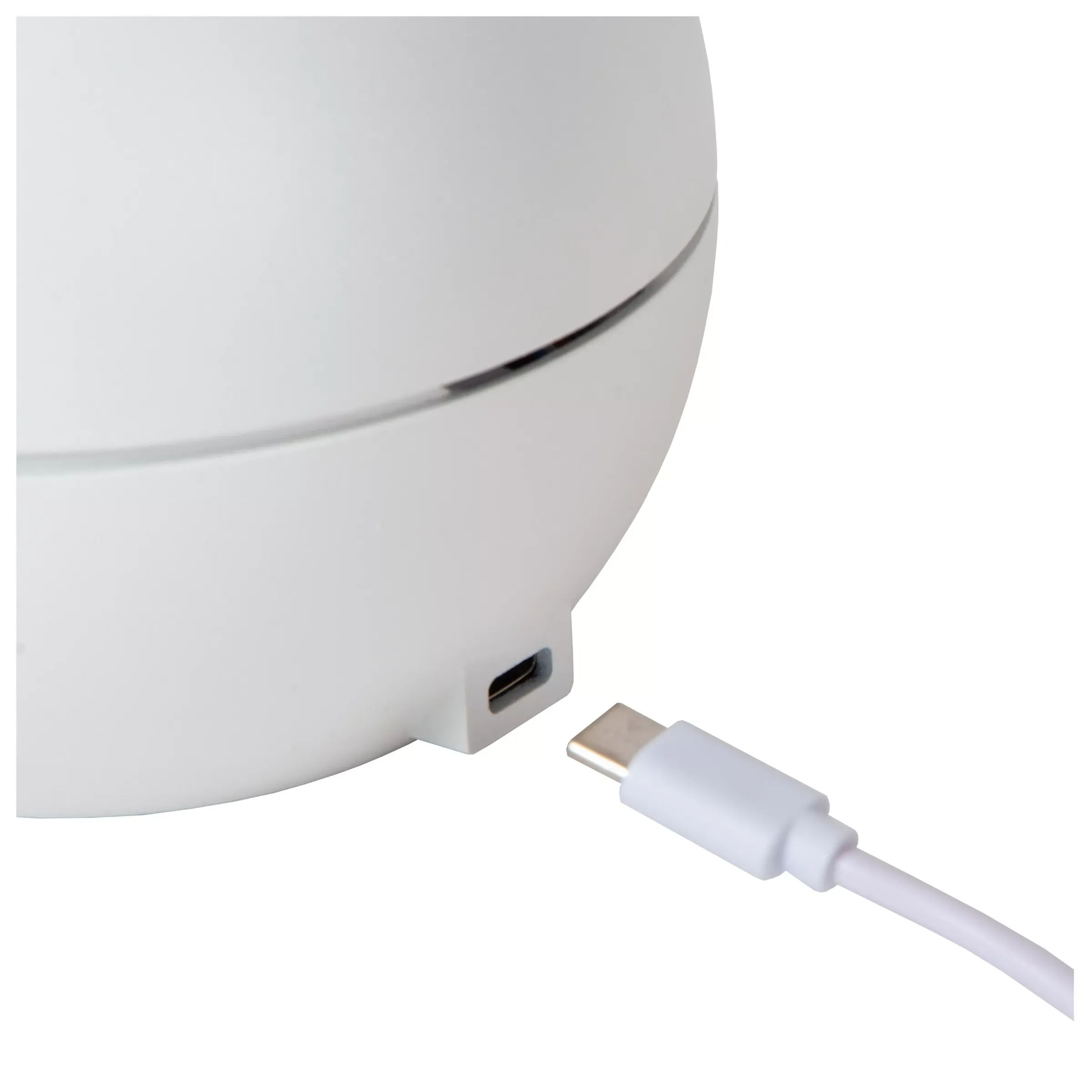 CLIPPER - Oplaadbare Tafellamp - Accu/Batterij - Ø 12 cm - LED - 1x2,2W 2700K - Wit*Lucide Best