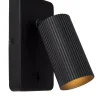 CLUBS - Bedlamp / Wandlamp - 1xGU10 - Zwart*Lucide Cheap