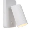 CLUBS - Bedlamp / Wandlamp - 1xGU10 - Wit*Lucide Sale