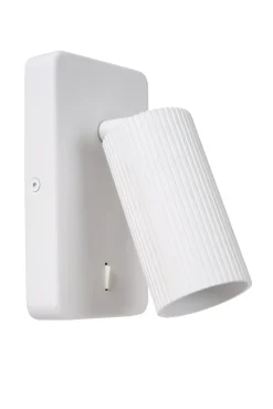 CLUBS - Bedlamp / Wandlamp - 1xGU10 - Wit*Lucide Sale
