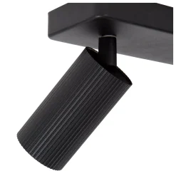 CLUBS - Plafondspot - 2xGU10 - Zwart*Lucide Best