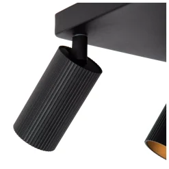 CLUBS - Plafondspot - 4xGU10 - Zwart*Lucide Flash Sale