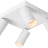 CLUBS - Plafondspot - 4xGU10 - Wit*Lucide Shop