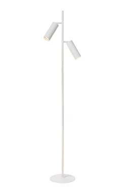 CLUBS - Vloerlamp - 2xGU10 - Wit*Lucide Cheap