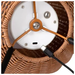 COLIN IP44 - Oplaadbare Tafellamp Binnen/Buiten - Accu/Batterij - LED 3 StepDim - 1x3W 3000K - IP44 - Naturel*Lucide Clearance