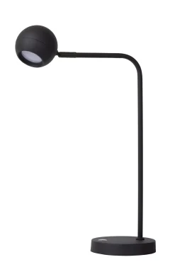 COMET - Oplaadbare Tafellamp - Accu/Batterij - LED 3 StepDim - 1x3W 2700K - Zwart*Lucide Cheap