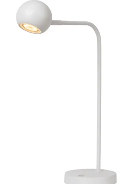 COMET - Oplaadbare Tafellamp - Accu/Batterij - LED 3 StepDim - 1x3W 2700K - Wit*Lucide Clearance