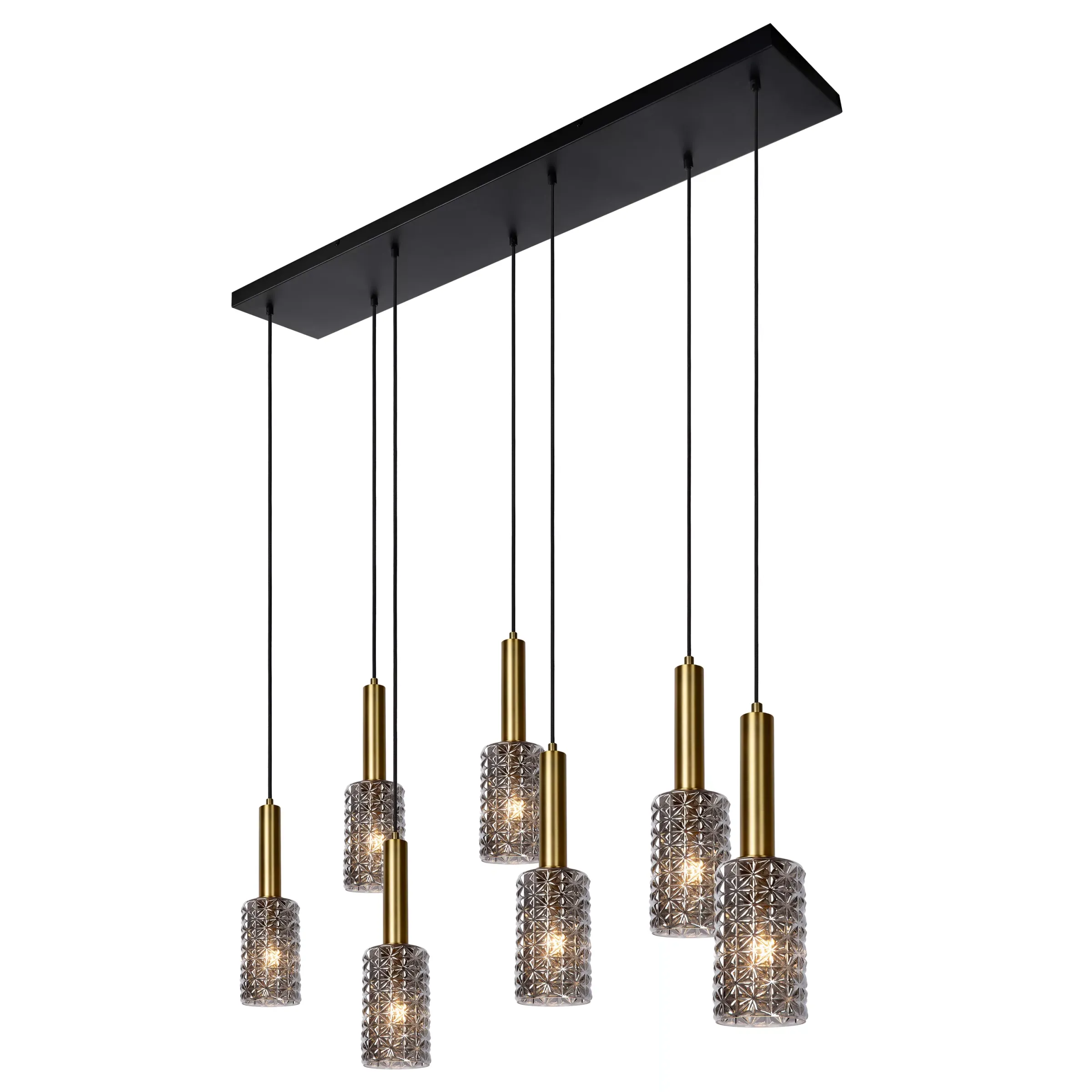 CORALIE - Hanglamp - 7xE27 - Mat Goud / Messing*Lucide Discount