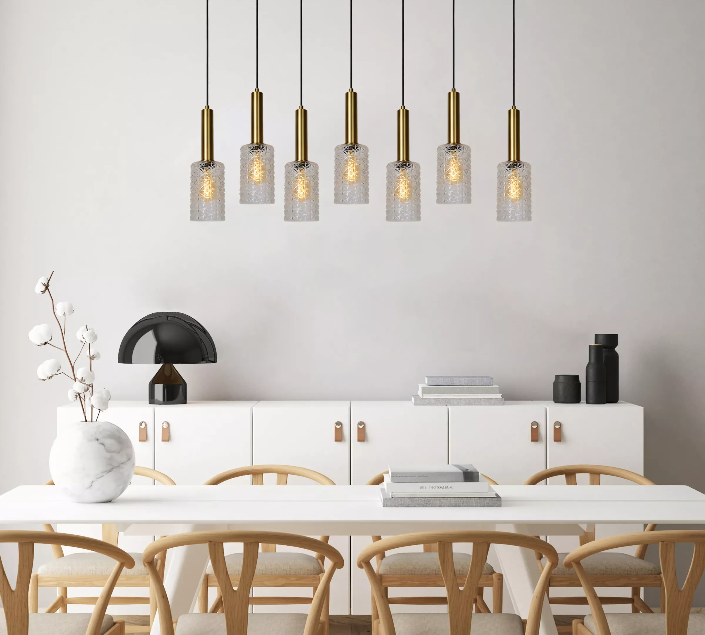 CORALIE - Hanglamp - 7xE27 - Transparant*Lucide Cheap