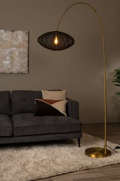 CORINA - Booglamp - 1xE27 - Zwart*Lucide Sale