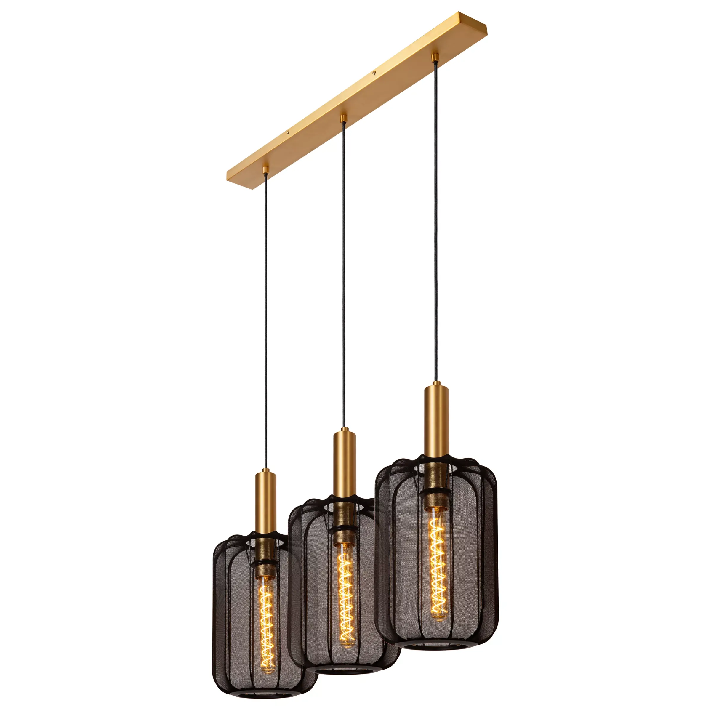 CORINA - Hanglamp - 3xE27 - Zwart*Lucide Clearance