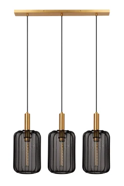 CORINA - Hanglamp - 3xE27 - Zwart*Lucide Clearance
