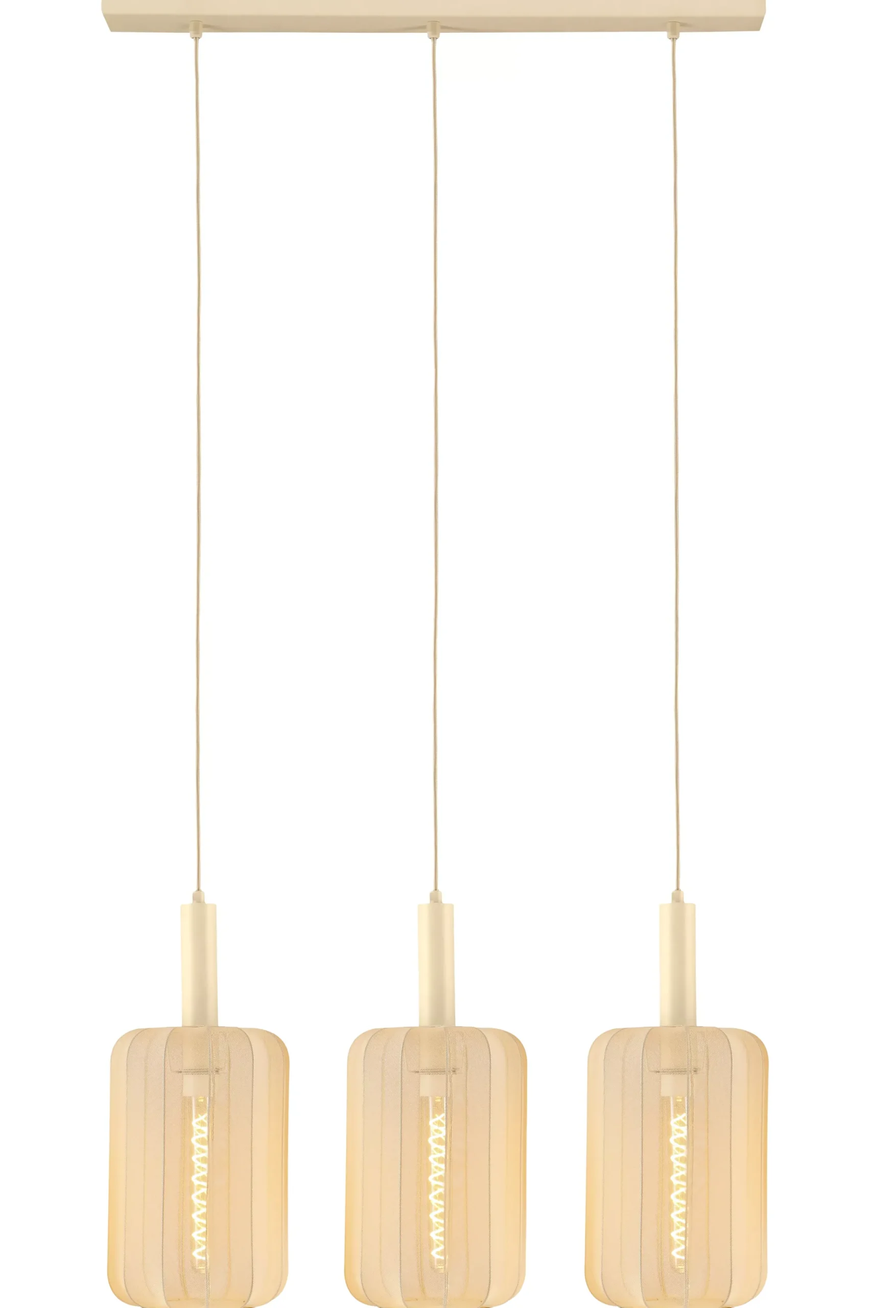 CORINA - Hanglamp - 3xE27 - Beige*Lucide Online