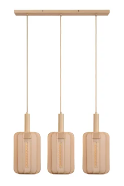 CORINA - Hanglamp - 3xE27 - Beige*Lucide Online