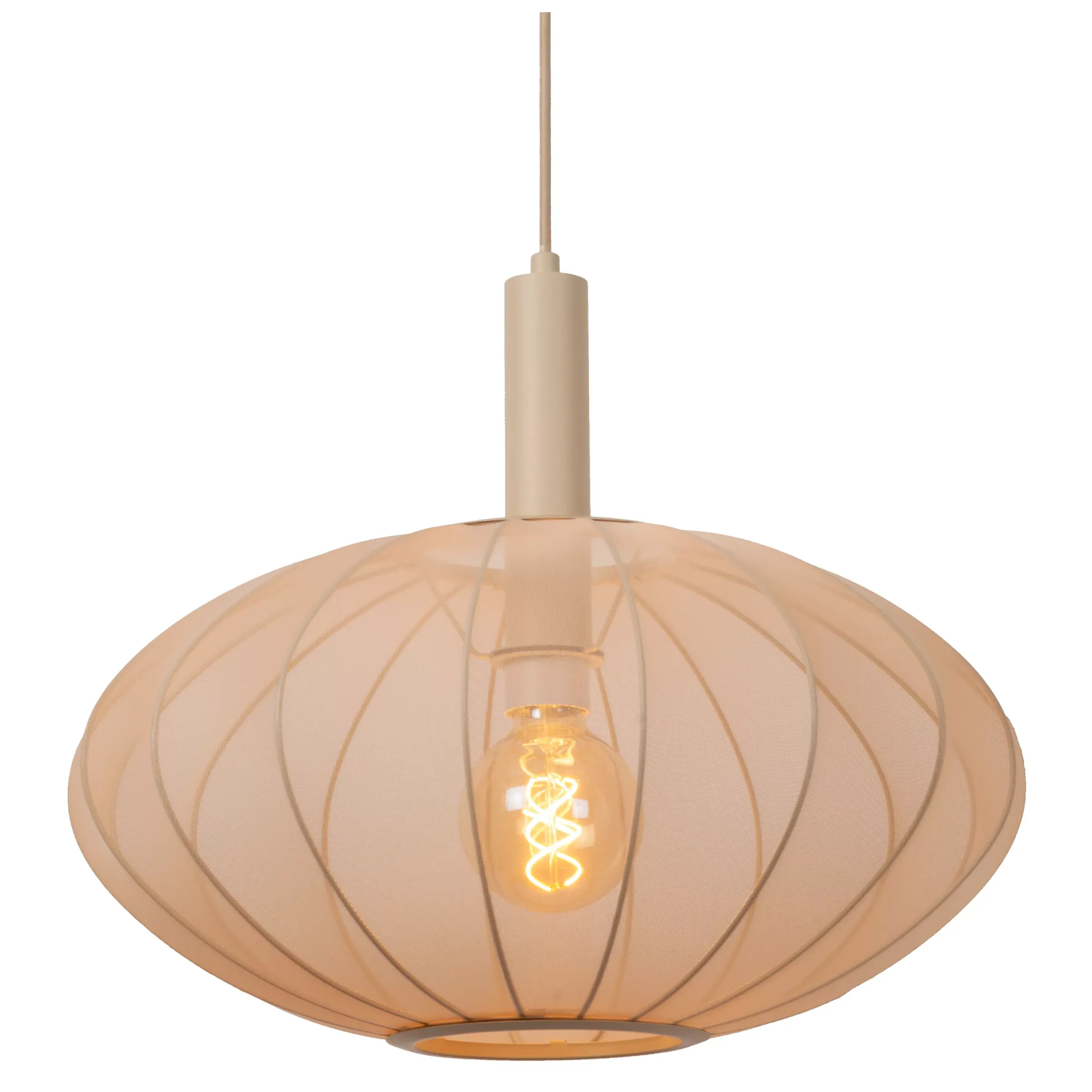 CORINA - Hanglamp - Ø 50 cm - 1xE27 - Beige*Lucide Cheap