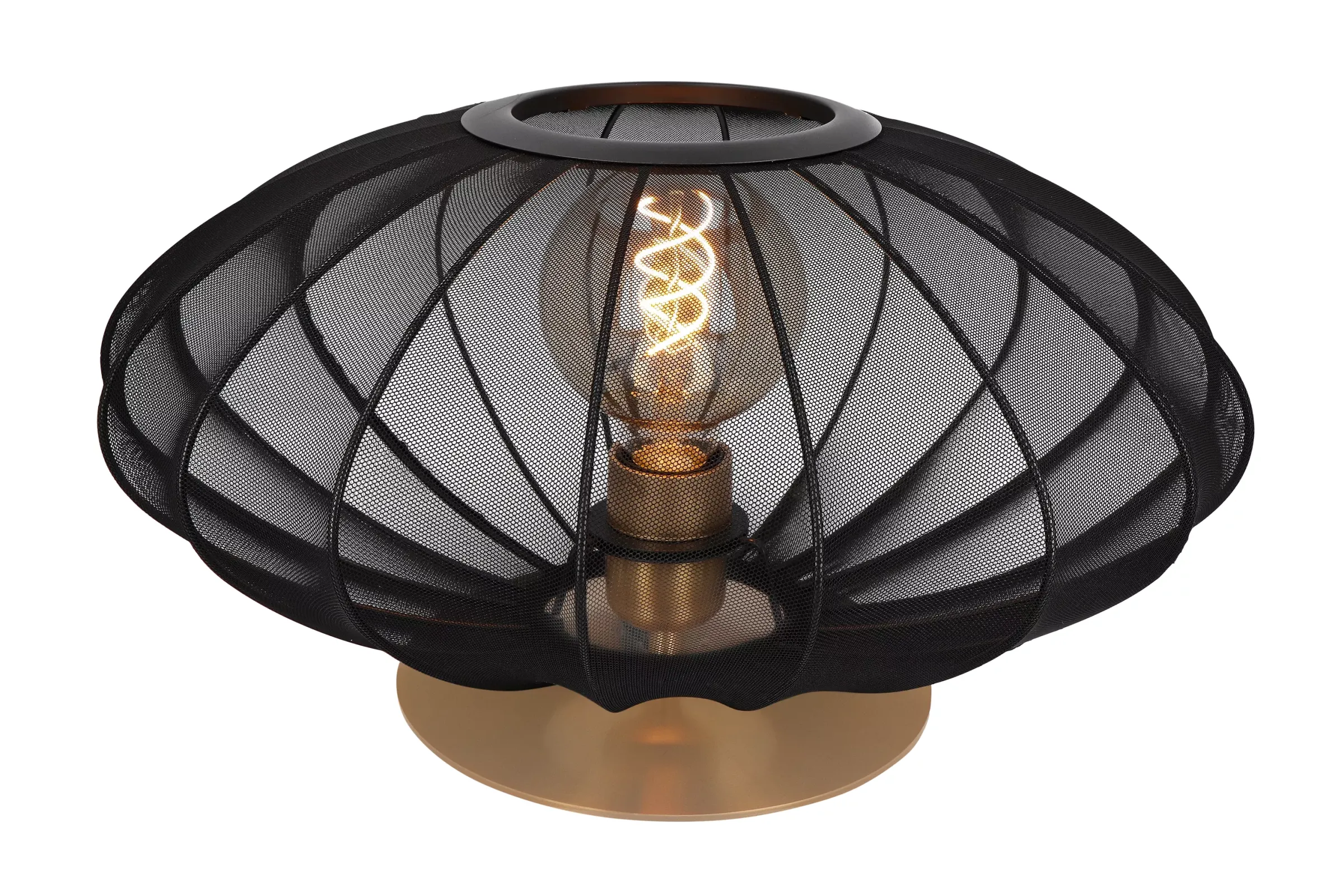 CORINA - Tafellamp - Ø 40 cm - 1xE27 - Zwart*Lucide Store