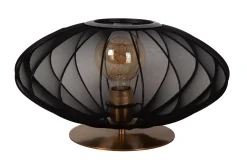 CORINA - Tafellamp - Ø 40 cm - 1xE27 - Zwart*Lucide Store