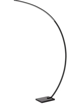 CURVE - Booglamp - LED Dimb. - 1x15W 2700K - Zwart*Lucide Outlet