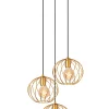 DANZA - Hanglamp - Ø 50 cm - 3xE27 - Mat Goud / Messing*Lucide Cheap