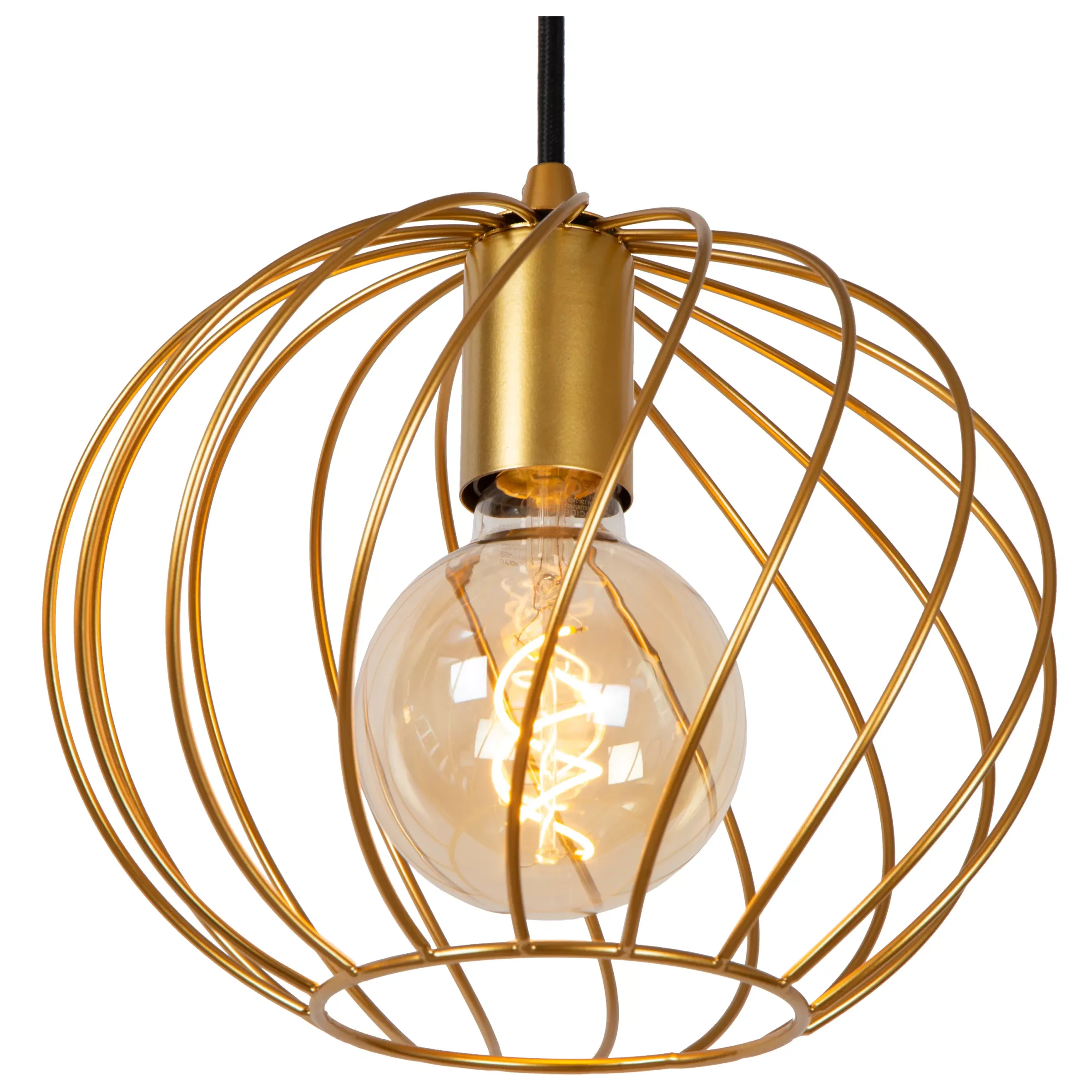 DANZA - Hanglamp - Ø 50 cm - 3xE27 - Mat Goud / Messing*Lucide Cheap