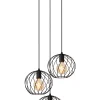 DANZA - Hanglamp - Ø 50 cm - 3xE27 - Zwart*Lucide Flash Sale