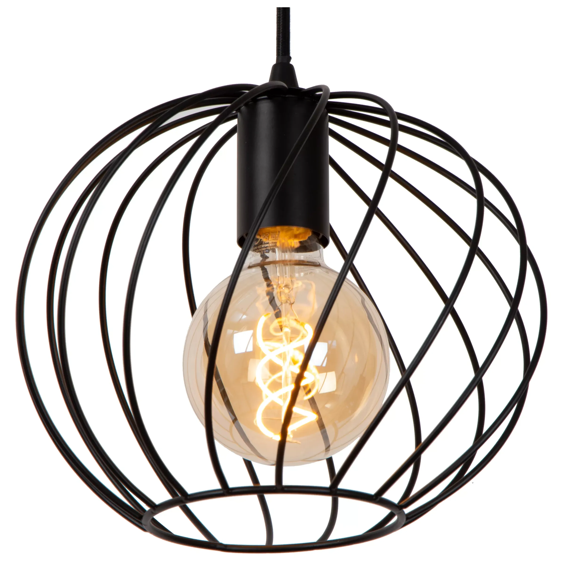 DANZA - Hanglamp - Ø 50 cm - 3xE27 - Zwart*Lucide Flash Sale