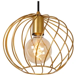 DANZA - Hanglamp - Ø 25 cm - 1xE27 - Mat Goud / Messing*Lucide Flash Sale