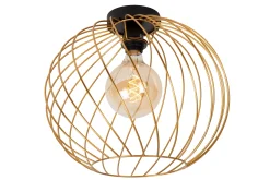 DANZA - Plafonnière - Ø 40 cm - 1xE27 - Mat Goud / Messing*Lucide Store