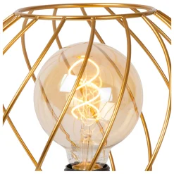 DANZA - Tafellamp - Ø 25 cm - 1xE27 - Mat Goud / Messing*Lucide Best Sale