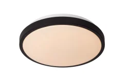 DASHER - Plafonnière Badkamer - Ø 29,3 cm - LED - 1x12W 2700K - IP44 - Beweging & dag/nacht sensor - Zwart*Lucide Clearance