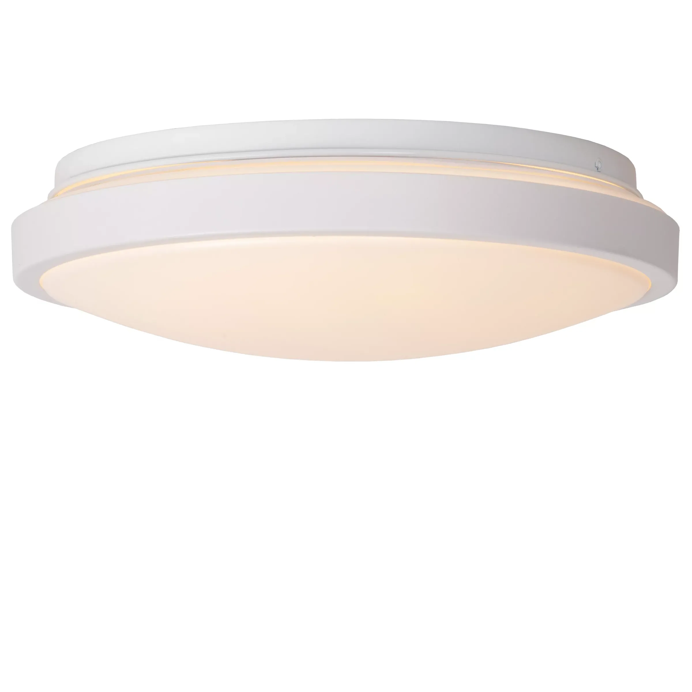 DASHER - Plafonnière Badkamer - Ø 29,3 cm - LED - 1x12W 2700K - IP44 - Beweging & dag/nacht sensor - Wit*Lucide Best Sale
